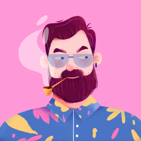 Illustrated portrait of Tamim Rupo